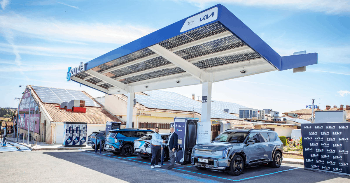 Los clientes de Kia eléctricos disfrutarán de un gran ahorro en la red de recarga Zunder