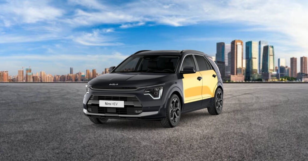 QUADIS ARmotors presenta el Kia Niro para taxi en el aeropuerto de Barcelona